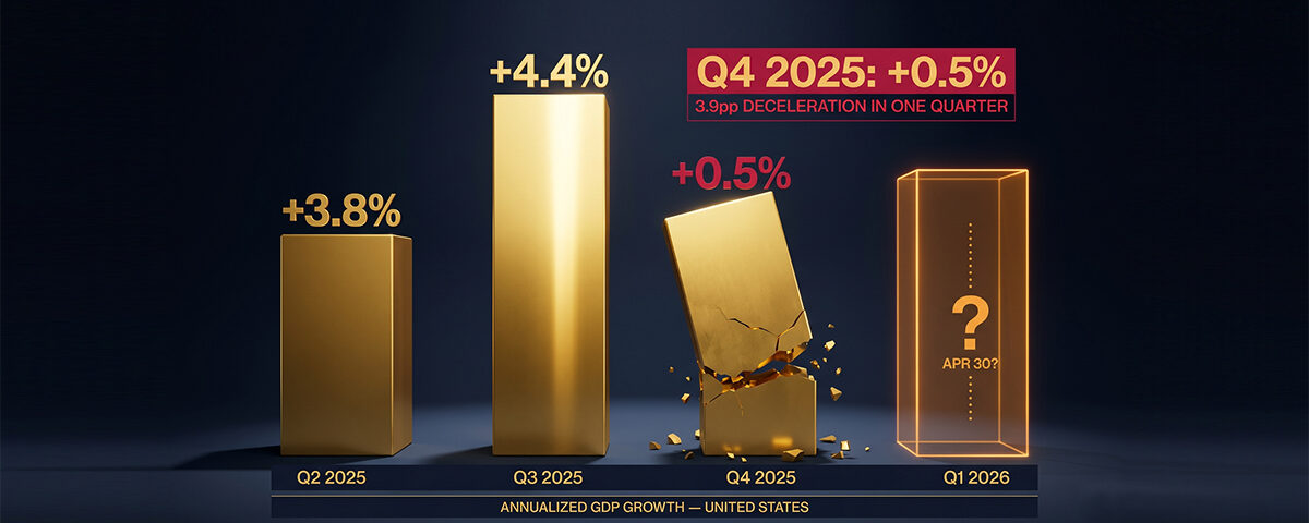 GDP Slowdown 2026: Q4 2025 GDP Final at 0.5% — What the Worst Quarter Since 2022 Means for the US Economy