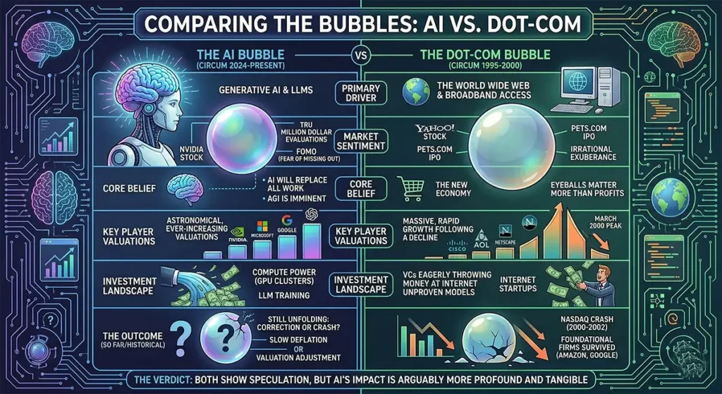 ai bubble vs the dot com bubble
