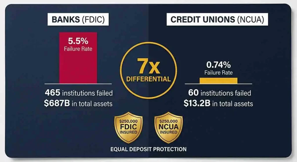 are credit unions safer than banks