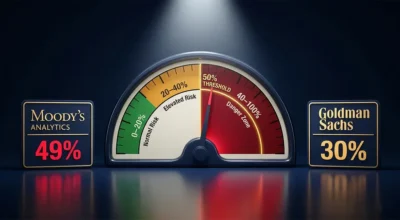 recession odds 2026 moody's goldman prediction