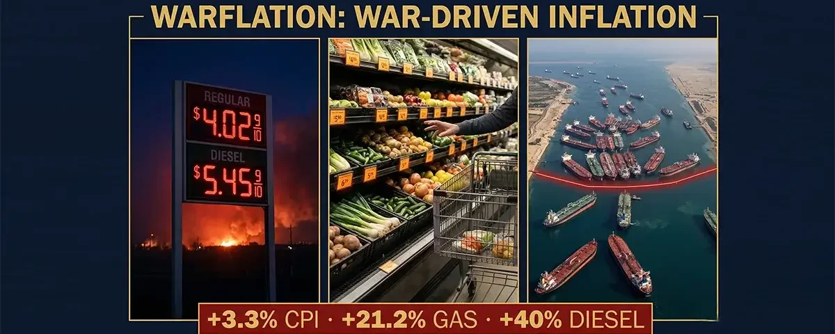 Warflation Explained: How Wars Drive Inflation, the 2026 Iran War Price Surge, and What It Means for Your Budget