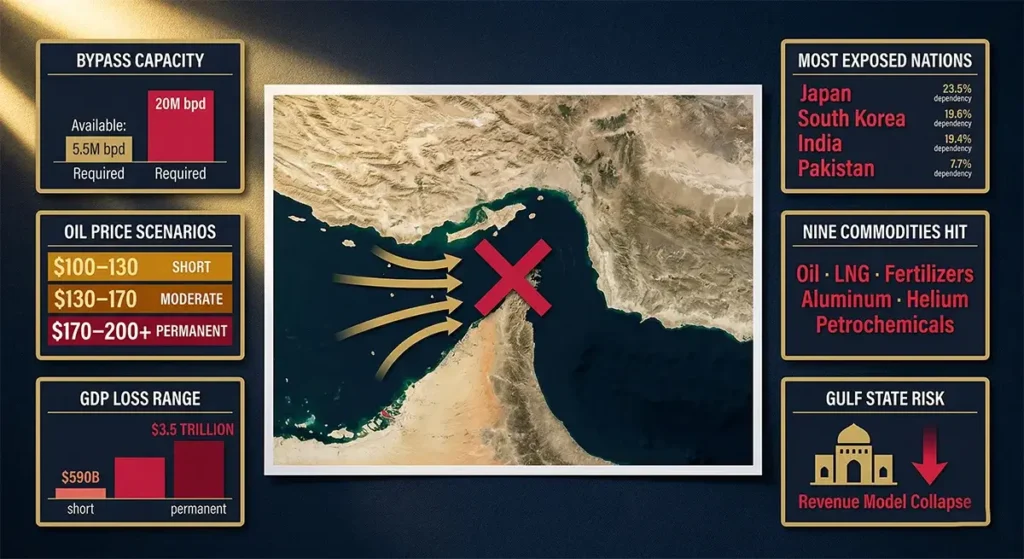 what happens if strait of hormuz closes permanently
