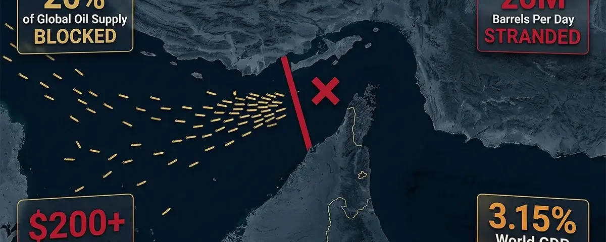 What Happens If the Strait of Hormuz Closes Permanently? Oil at $200, Global Recession, and the Complete Economic Collapse Scenario